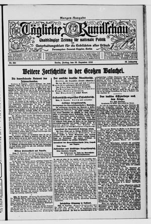 Tägliche Rundschau vom 29.12.1916