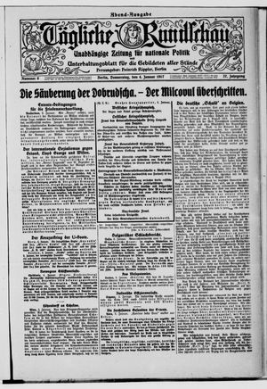 Tägliche Rundschau vom 04.01.1917