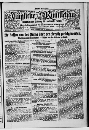 Tägliche Rundschau on Jan 10, 1917