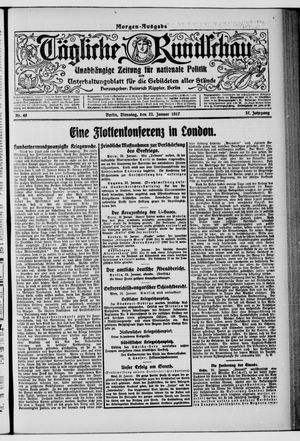 Tägliche Rundschau on Jan 23, 1917