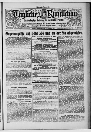 Tägliche Rundschau on Jan 27, 1917