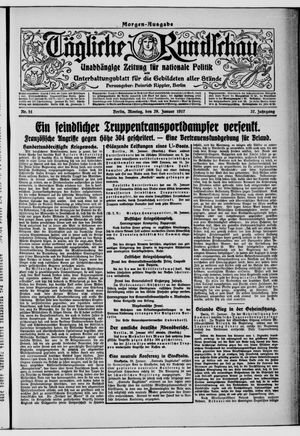 Tägliche Rundschau vom 29.01.1917