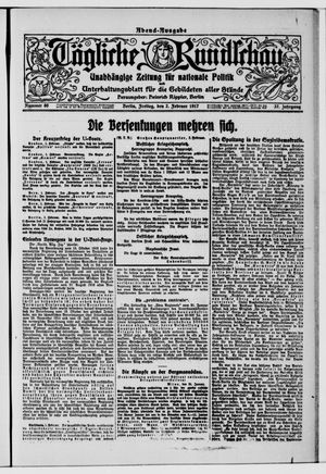 Tägliche Rundschau on Feb 2, 1917