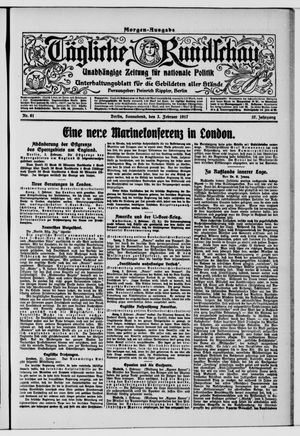 Tägliche Rundschau vom 03.02.1917