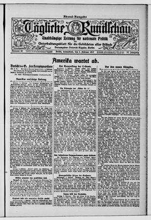Tägliche Rundschau vom 03.02.1917