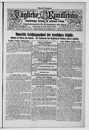 Tägliche Rundschau on Feb 5, 1917