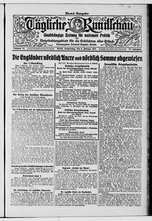 Tägliche Rundschau vom 08.02.1917