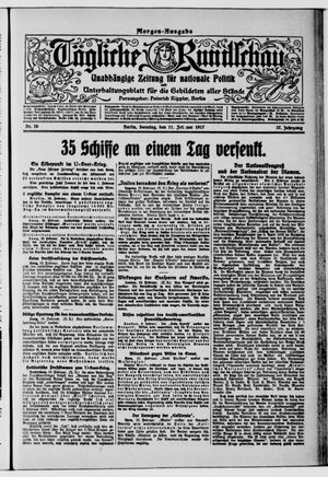 Tägliche Rundschau on Feb 11, 1917