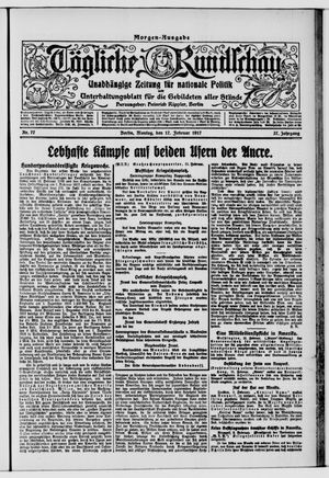 Tägliche Rundschau on Feb 12, 1917