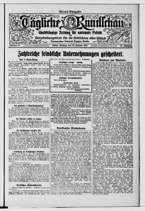 Tägliche Rundschau vom 19.02.1917