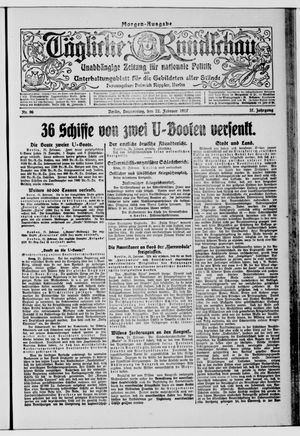 Tägliche Rundschau on Feb 22, 1917
