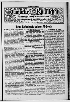 Tägliche Rundschau vom 24.02.1917