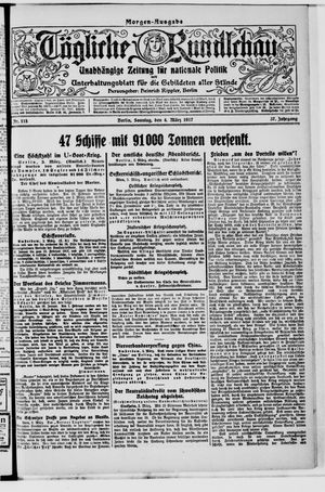 Tägliche Rundschau on Mar 4, 1917