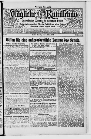 Tägliche Rundschau on Mar 6, 1917