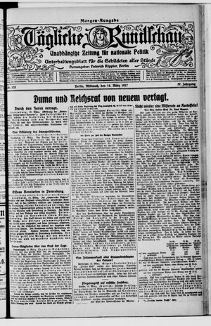 Tägliche Rundschau on Mar 14, 1917