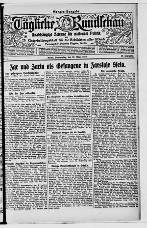 Tägliche Rundschau on Mar 22, 1917