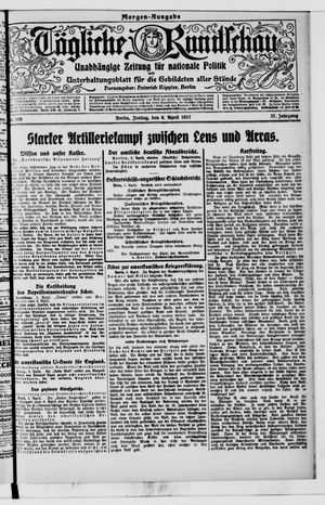 Tägliche Rundschau vom 06.04.1917