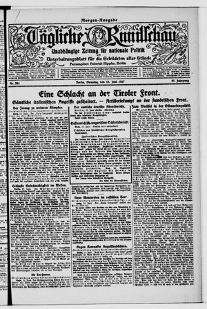 Tägliche Rundschau vom 12.06.1917