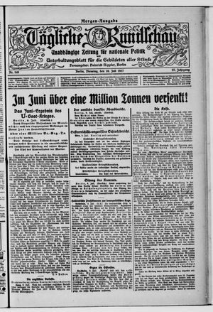 Tägliche Rundschau on Jul 10, 1917