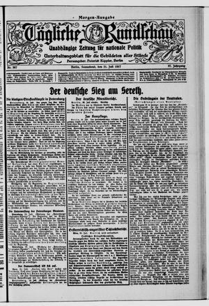 Tägliche Rundschau on Jul 21, 1917