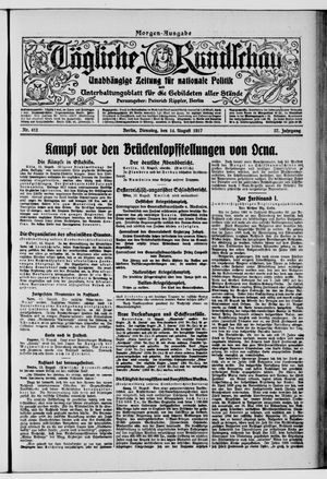 Tägliche Rundschau vom 14.08.1917
