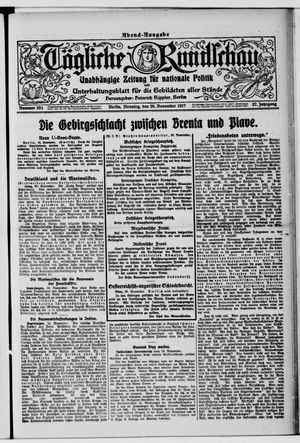 Tägliche Rundschau on Nov 20, 1917