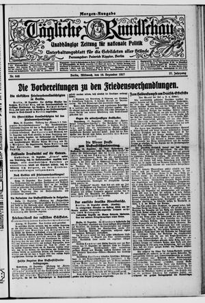 Tägliche Rundschau on Dec 19, 1917