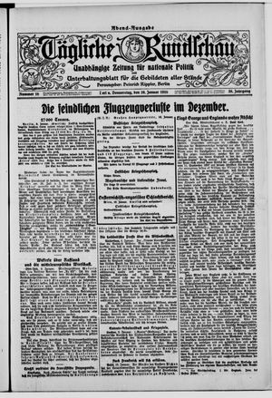 Tägliche Rundschau on Jan 10, 1918