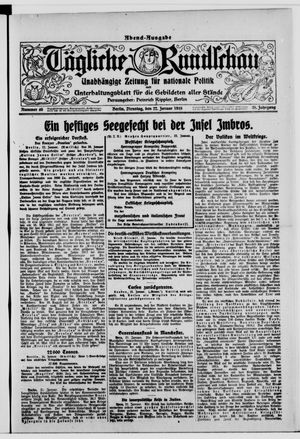 Tägliche Rundschau on Jan 22, 1918