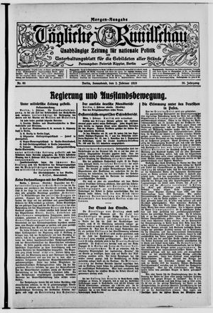 Tägliche Rundschau on Feb 2, 1918