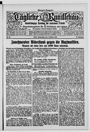 Tägliche Rundschau on Feb 7, 1918