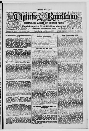 Tägliche Rundschau on Feb 8, 1918