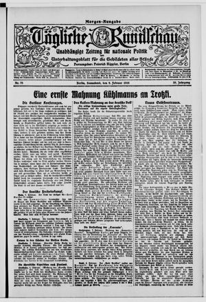 Tägliche Rundschau on Feb 9, 1918