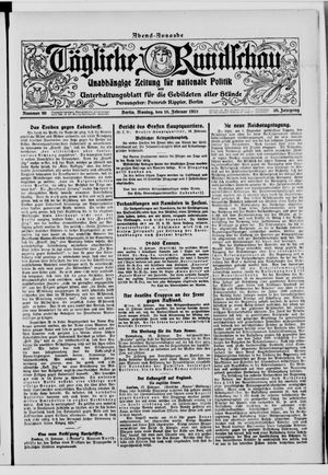 Tägliche Rundschau on Feb 18, 1918