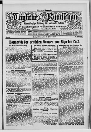 Tägliche Rundschau on Feb 20, 1918