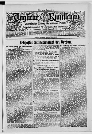 Tägliche Rundschau on Mar 20, 1918