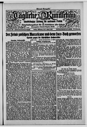 Tägliche Rundschau vom 03.04.1918