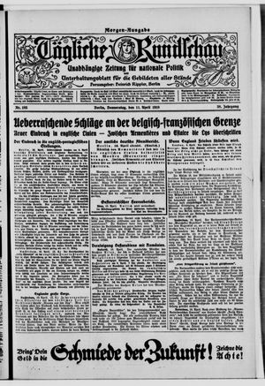 Tägliche Rundschau on Apr 11, 1918