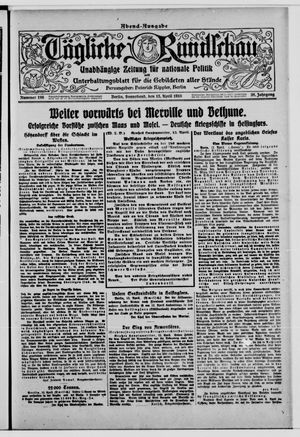 Tägliche Rundschau vom 13.04.1918