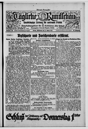 Tägliche Rundschau on Apr 17, 1918
