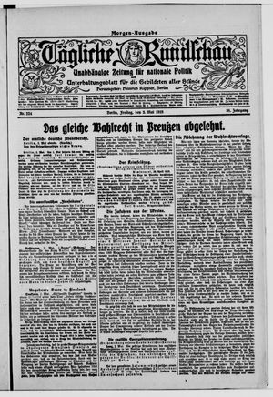 Tägliche Rundschau on May 3, 1918