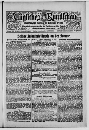 Tägliche Rundschau on May 11, 1918