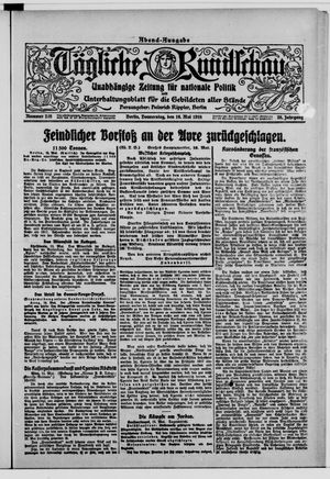 Tägliche Rundschau on May 16, 1918