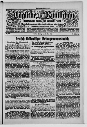 Tägliche Rundschau on May 24, 1918