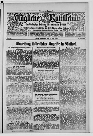 Tägliche Rundschau on May 25, 1918
