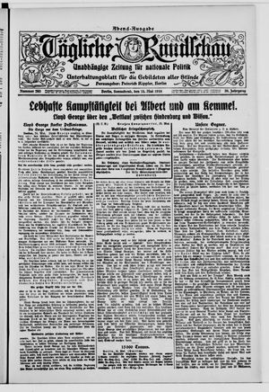 Tägliche Rundschau on May 25, 1918