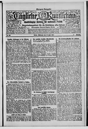 Tägliche Rundschau vom 19.06.1918