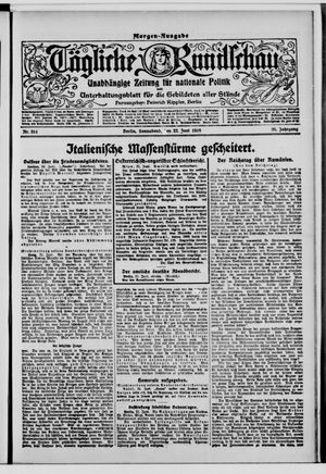 Tägliche Rundschau vom 22.06.1918