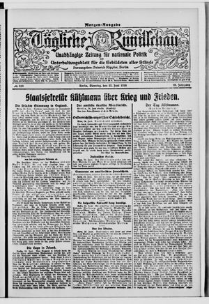 Tägliche Rundschau vom 25.06.1918