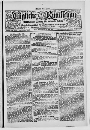 Tägliche Rundschau vom 25.06.1918